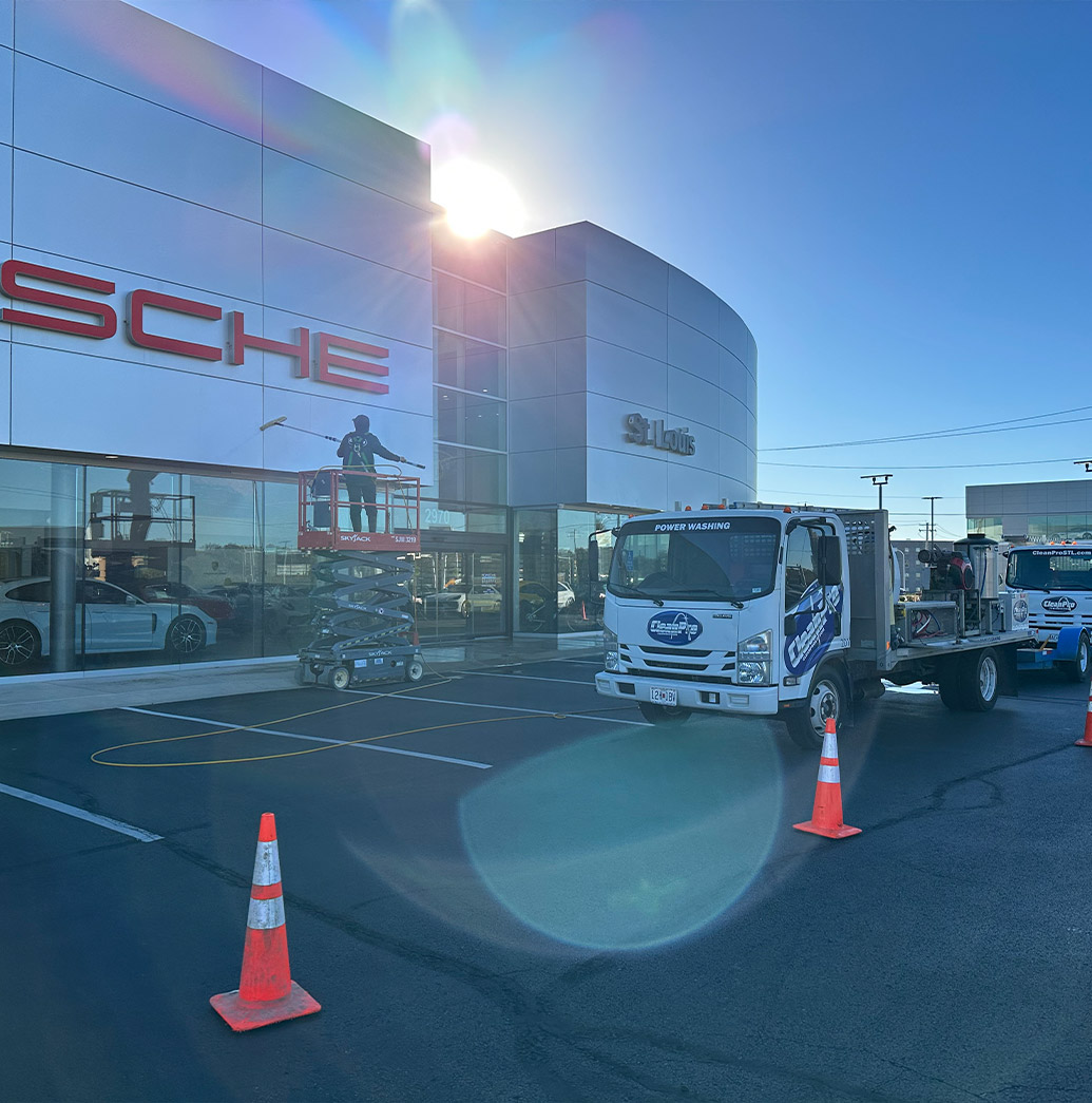 Commercial Exterior Cleaning Company St. Louis | Power Washing & Soft Washing Near Me