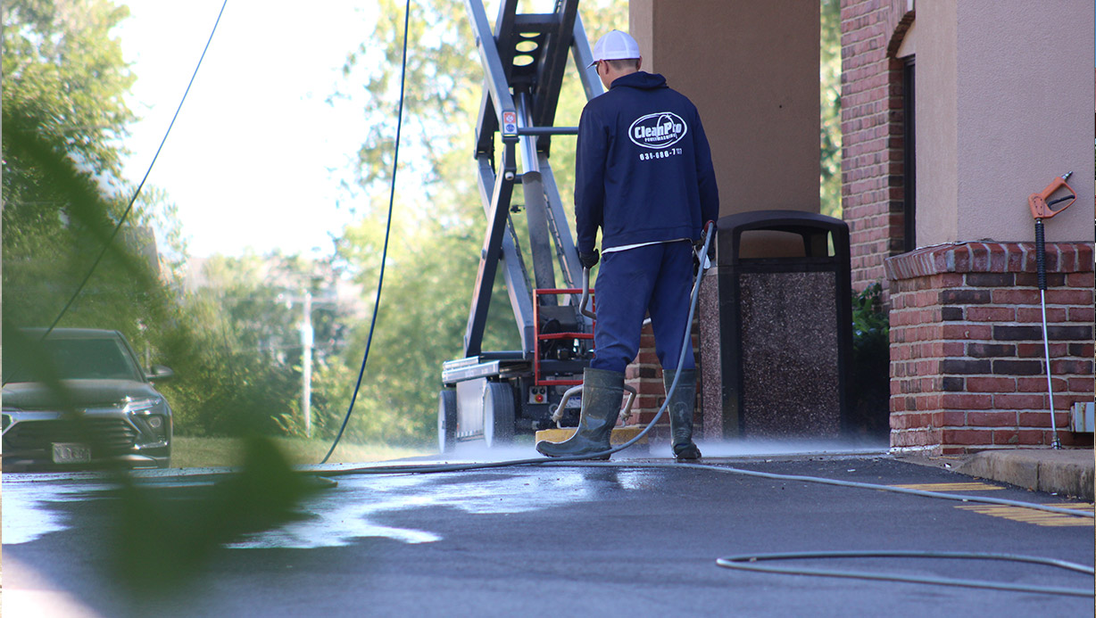 Dumpster Pad Cleaning St. Louis | Exterior Commercial Cleaning Company Near Me