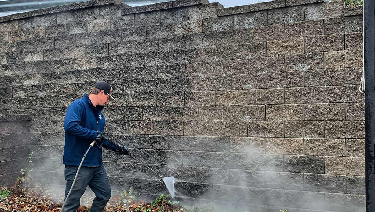 Dumpster Pad Cleaning St. Louis | Exterior Commercial Cleaning Company Near Me