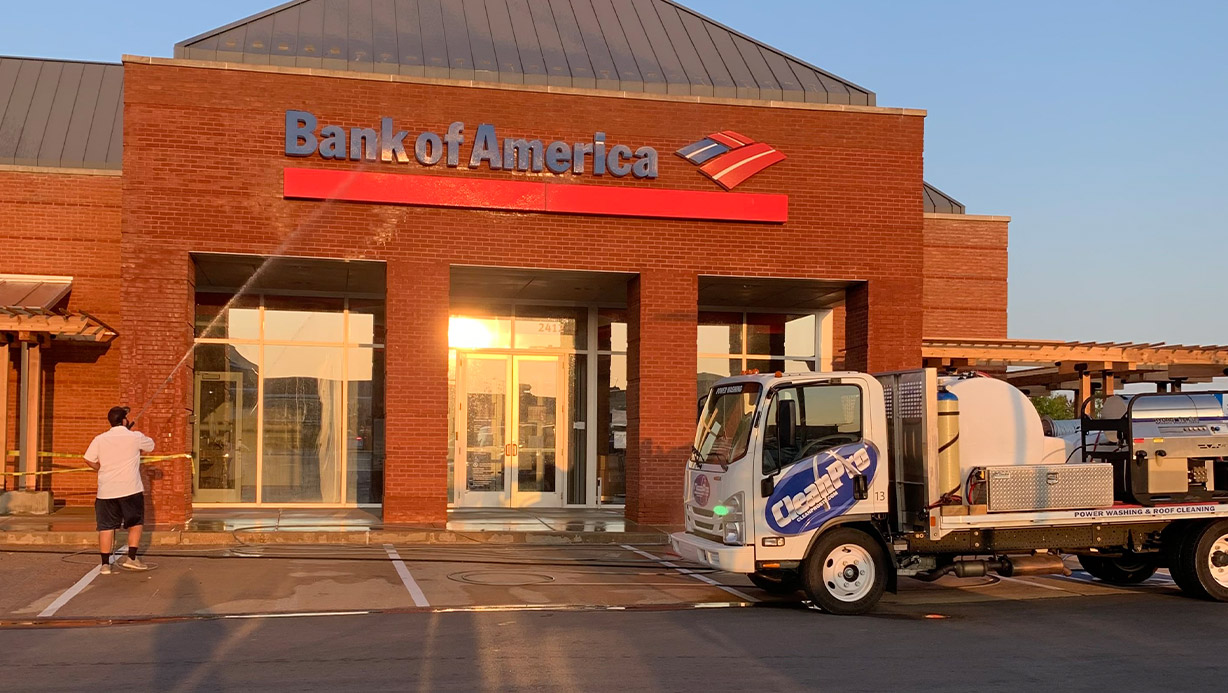 Retail & Strip Mall Exterior Cleaning in St. Louis | Commercial Cleaning Company Near Me