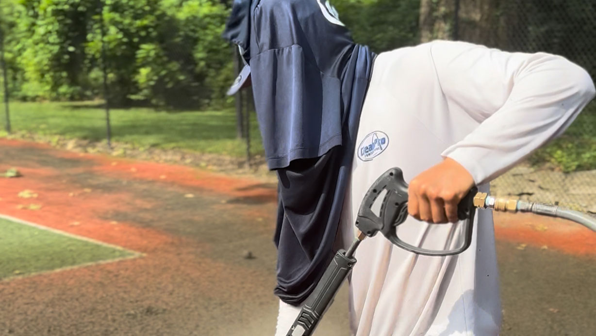 Tennis & Basketball Court Cleaning St. Louis | Exterior Commercial Cleaning Company Near Me